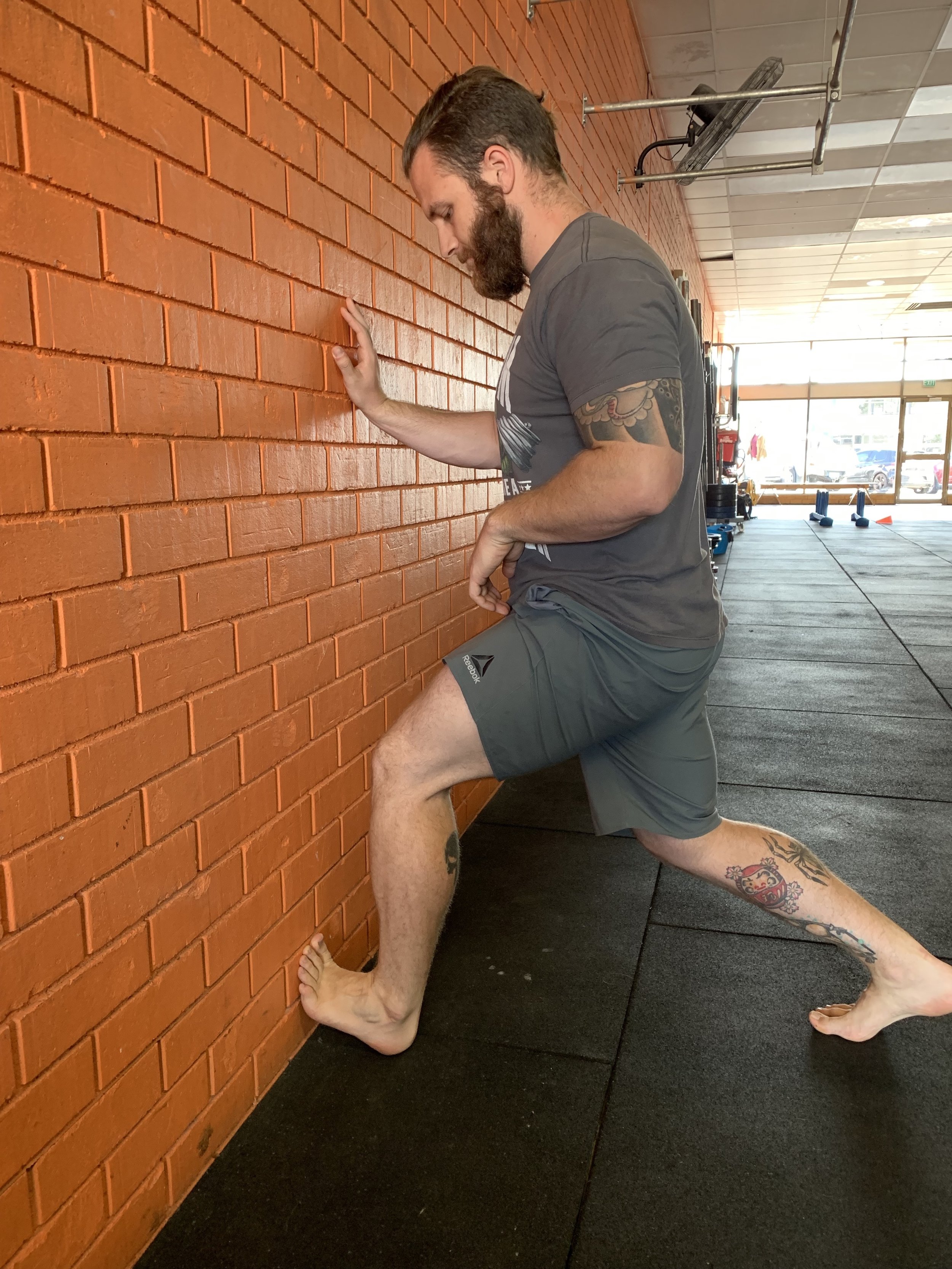 Stretching the soleus